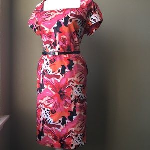 E V A  M E N D E S • FLORAL SPLASH DRESS ZIP BACK